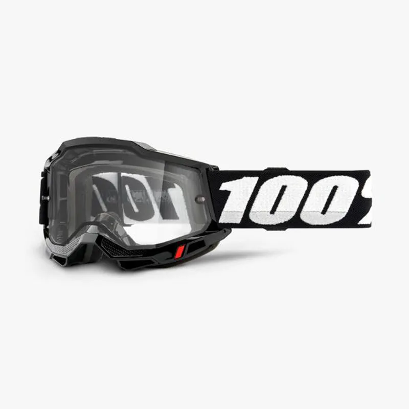 100 Percent Accuri 2 Enduro MTB Goggle Clear Lens Black
